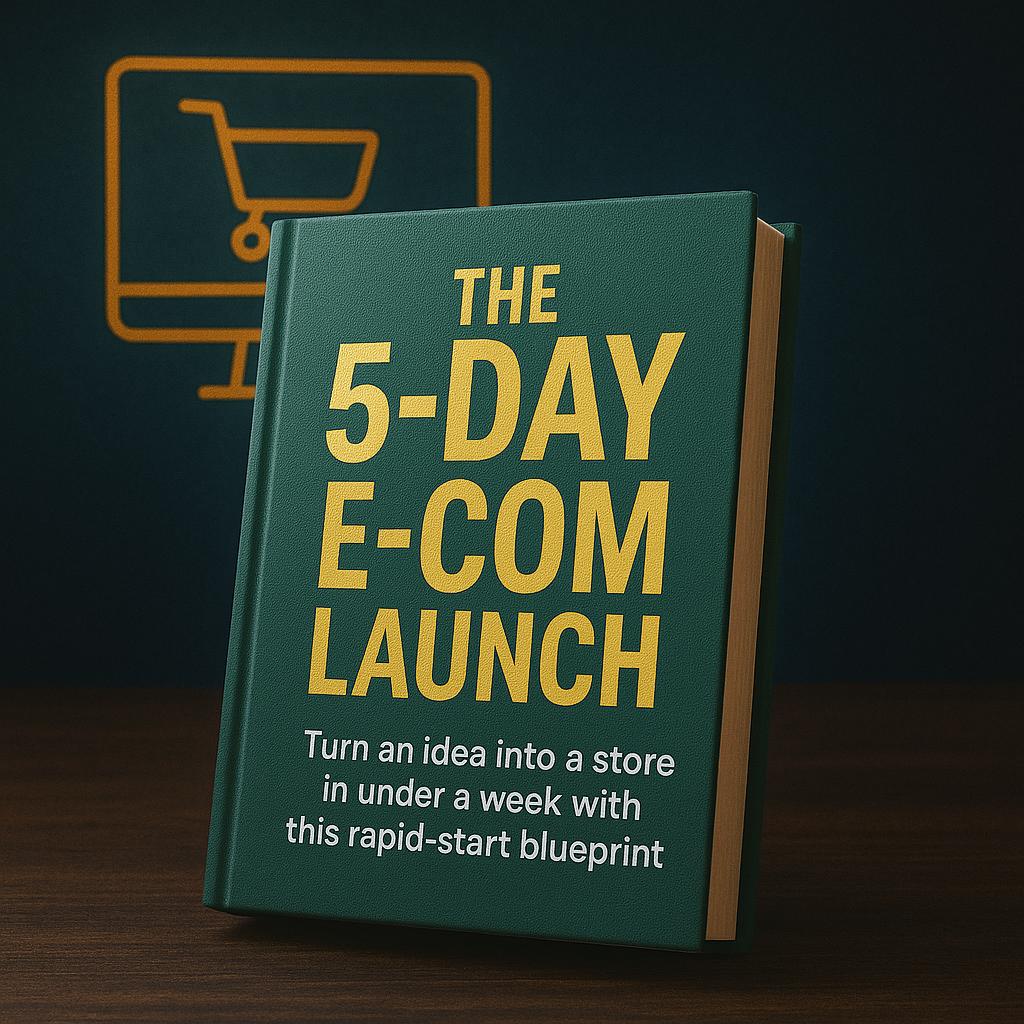 The 5-Day E-Com Launch Ebook Cover